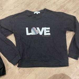 Spiritual gangster sweatshirt crop s